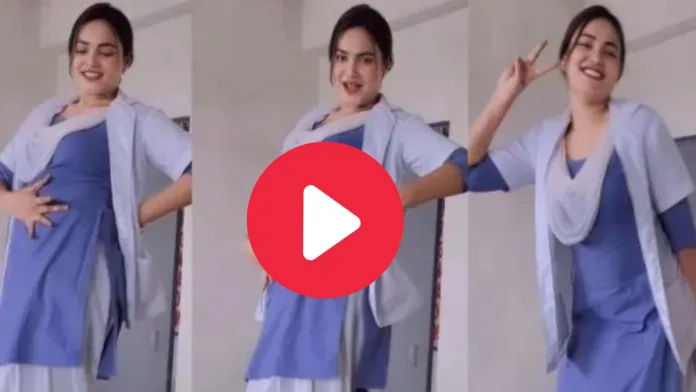 College girl looted the party by dancing on Bhojpuri song, netizens said ‘Mauj kar di’, watch video here